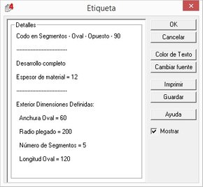 Etiqueta PnS4 para identificar parte
